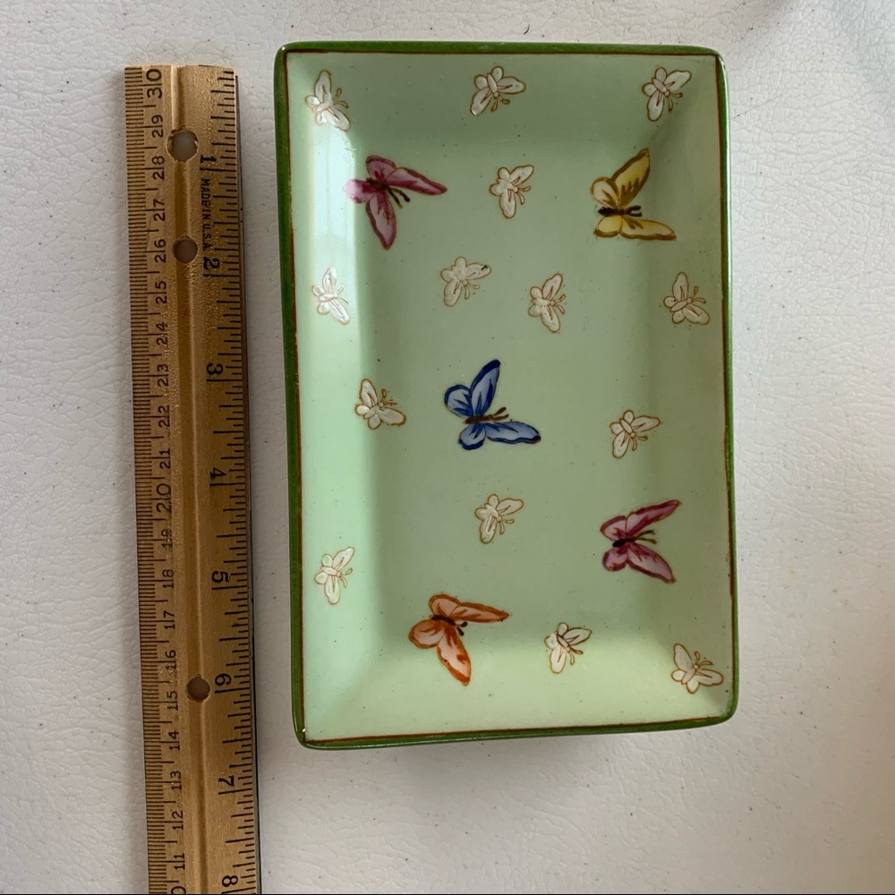 Trinket tray for glasses, jewelry, keys & more - butterflies - Picture 4 of 8